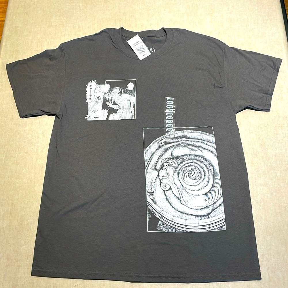 Ripple Junction, Uzumaki Spiral Man T-Shirt, Size Large, NWT, Free Shipping